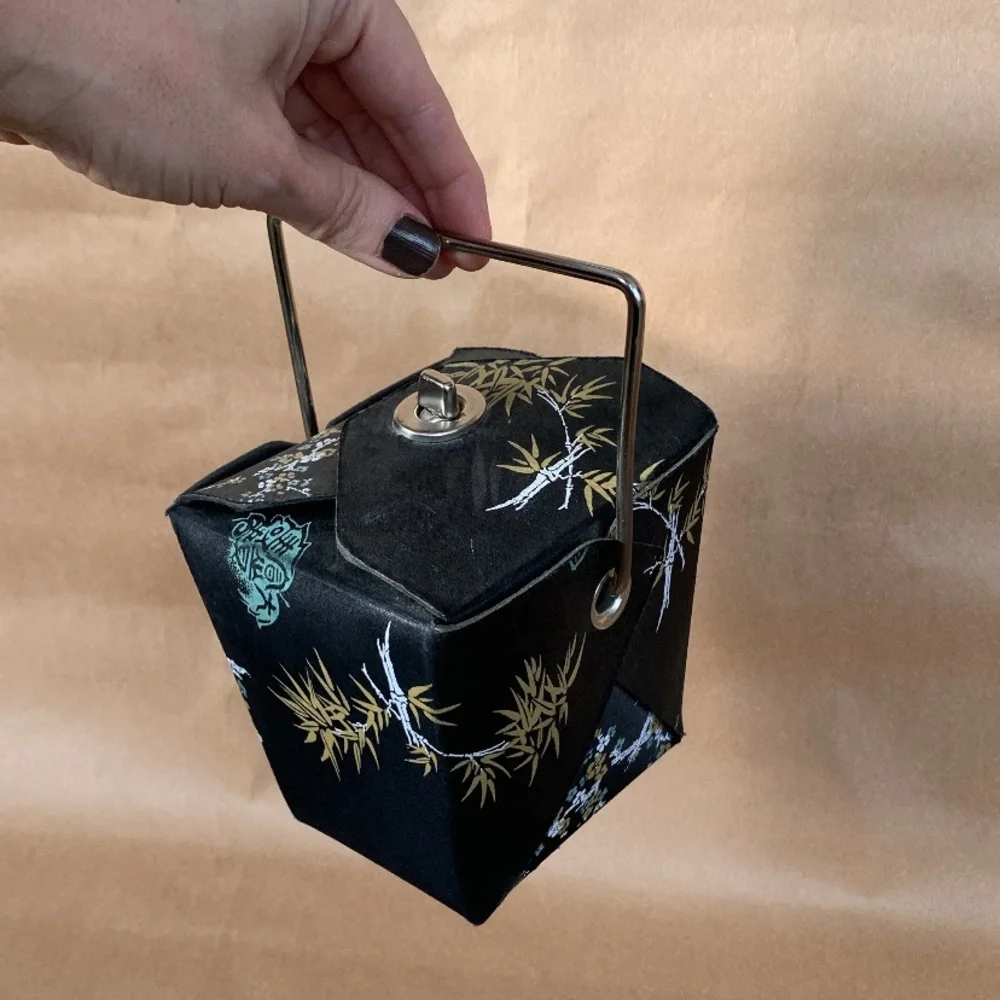 Fabric Take Out Container Box - Picture 1 of 5